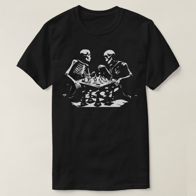 Skeletteffekttavla 1 t shirt (Design framsida)