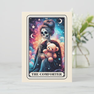 Skelettet för mors dag - tröstaren Teddy Tarot Kort
