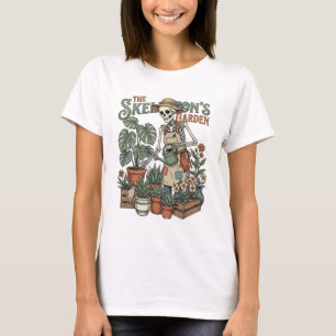 Skelettets Trädgård Vintage Botanisk Trädgårdssköt T Shirt