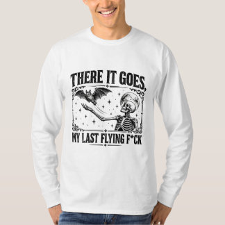 Skelettfladdermus Halloween, Kuslig säsong gotik T Shirt