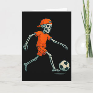 Skelettfotboll Halloween-kostym Rolig fotbollskläd Kort