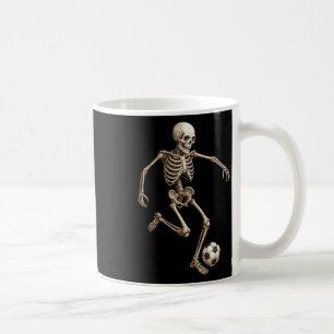 Skelettfotboll Retro Halloween-kostym Rolig Herr Kaffemugg