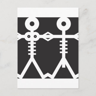 Skelettikonkonst Vykort