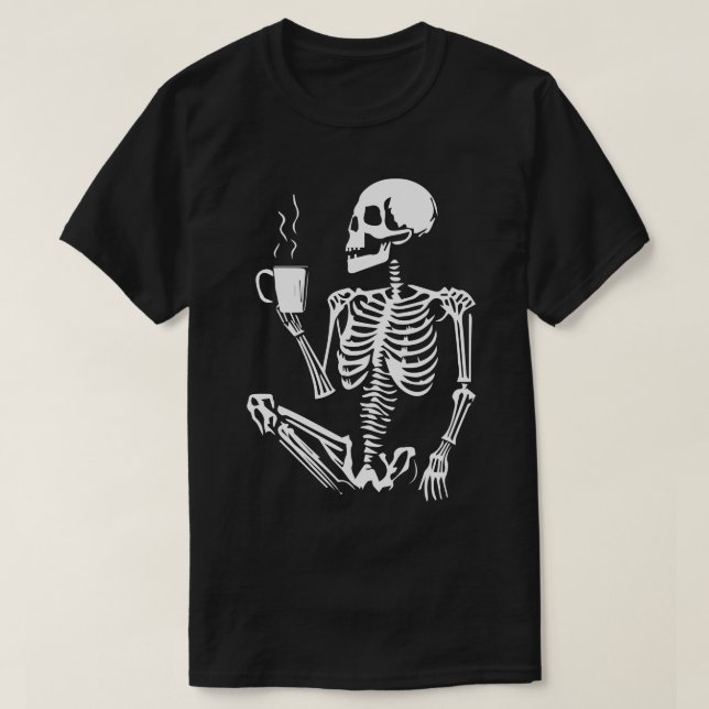 Skelettkaffe 1 t shirt (Design framsida)