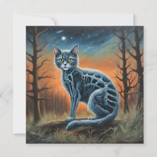 Skelettkatt Inbjudningar