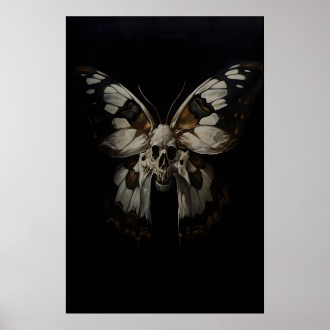 Skelettmal Konsttryck av Kalle Akademi Poster (Framsidan)