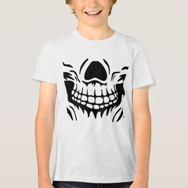 Skelettmun T Shirt (Framsida)