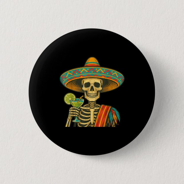 Skelettöl cinco de mayo fiesta  knapp (Framsida)