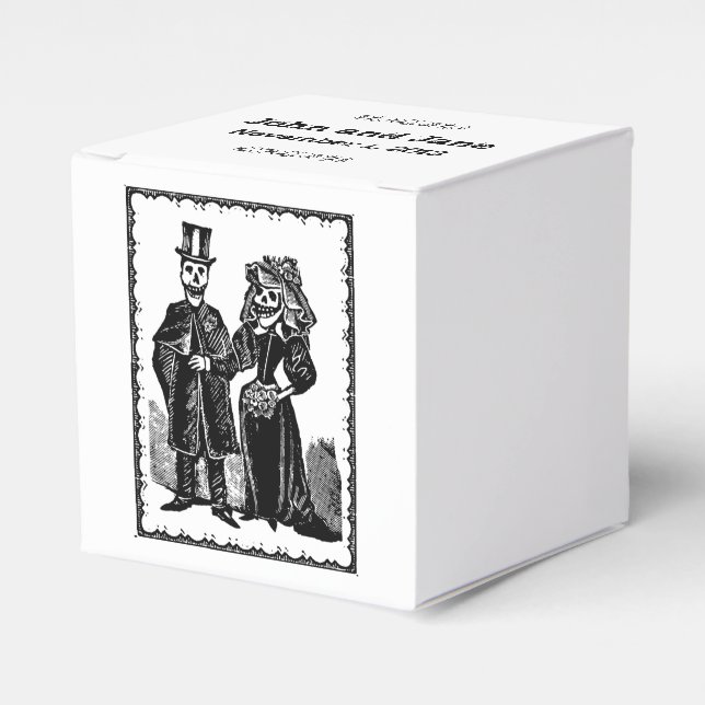 Skelettpar - Förmånslåda (Anpassa) Presentaskar (Framsidan Sidan)