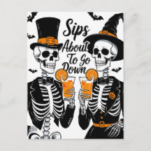 Skelettpar Halloween