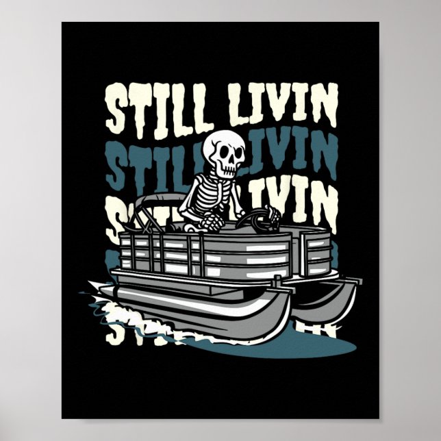 Skelettsjön - Båttur Pontonbåt  Poster (Framsidan)
