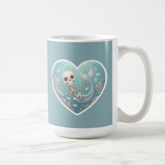 Skelettsjöröding i undervattensscen kaffemugg