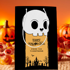 Skelettskalle Kyrkogård Svart Gotisk Halloween