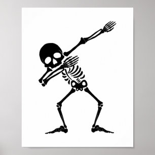 Skelettskjorta med skelett - skallskjorta manar poster