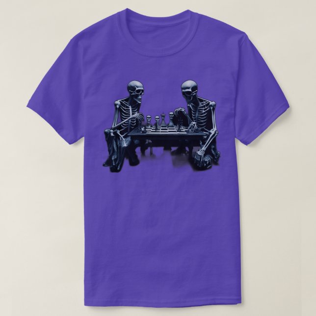 skelettspelschack t shirt (Design framsida)