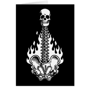 Skelguitar Hälsningskort