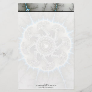 Skelhjul - Fractal Art Brevpapper
