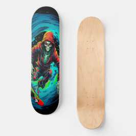Skell-A-Skator in vivid color and lookin rad. Mini Skateboard Bräda 18,5 Cm