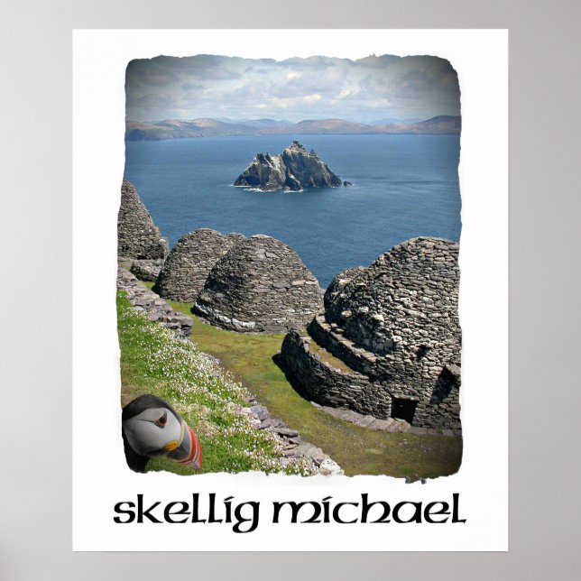 Skellig Michael, Puffin, Skellig Michael Poster (Framsidan)