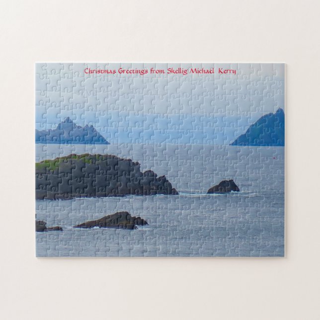 Skellig Michael Skelligöarna Kerry. Pussel (Horisontell)