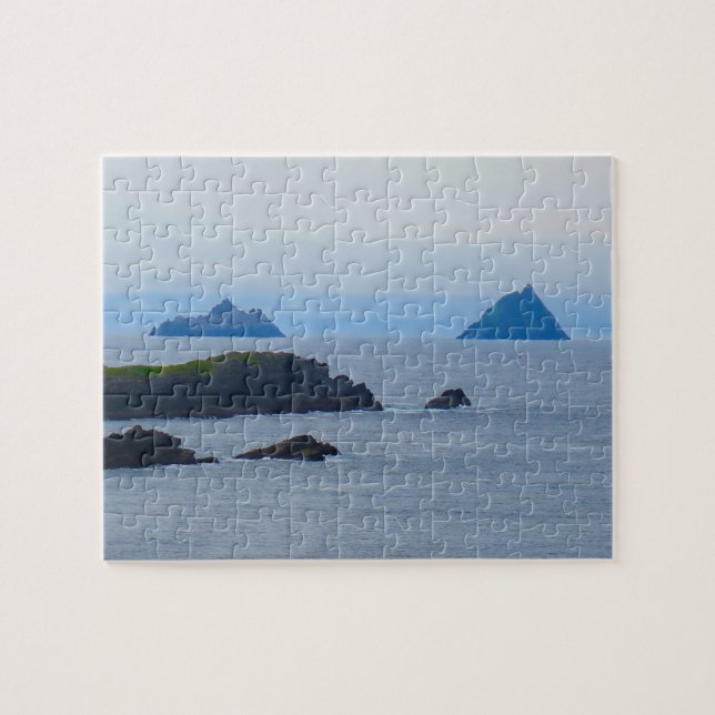 Skellig Michael Skelligöarna Kerry. Pussel (Horisontell)