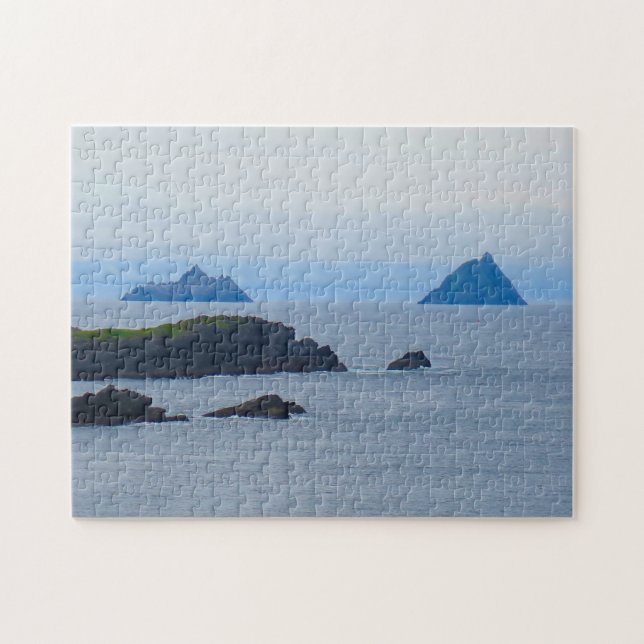 Skellig Michael  Skelligöarna Kerry. Pussel (Horisontell)