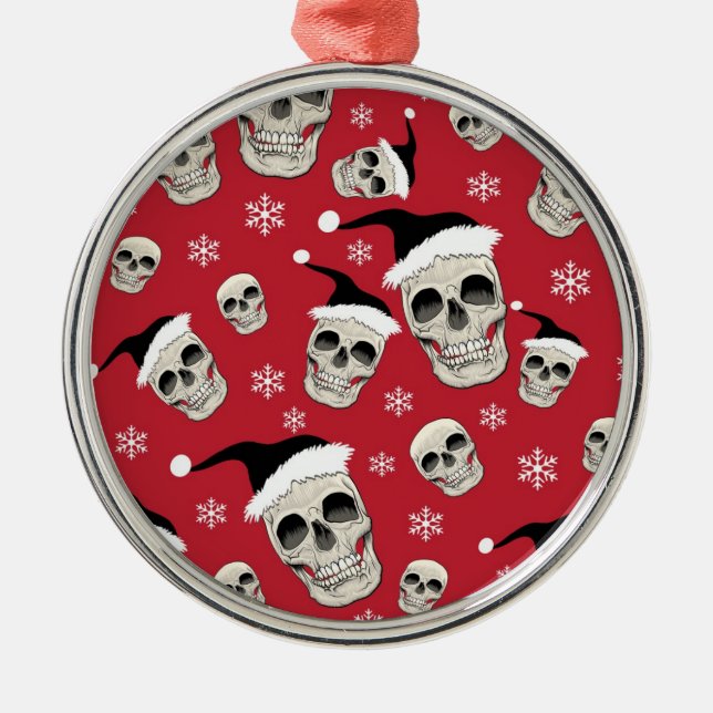 Skelly Santas prydnad Julgransprydnad Metall (Framsidan)