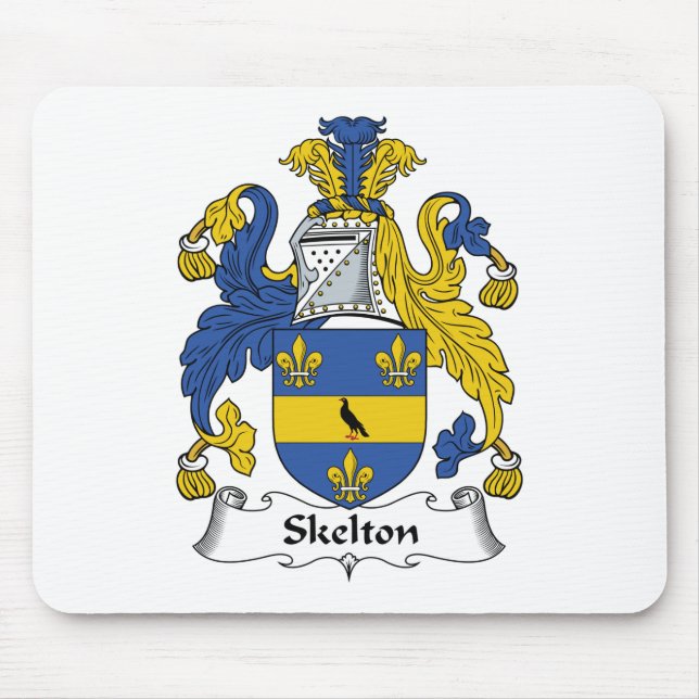 Skelton familjvapensköld musmatta (Framsidan)
