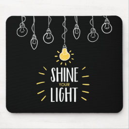 Sken din ljusa Mousepad Musmatta
