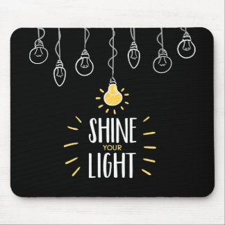 Sken din ljusa Mousepad Musmatta