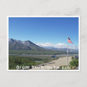 Skenamerikanskt vykort: Denali, Alaska Vykort