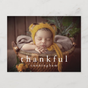 Skenbart foto för modern Thanksgiving Helg Vykort