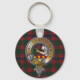 Skene Tartan & Badge Nyckelring