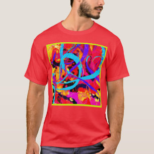 Skenfärgad Mönster Play T Shirt