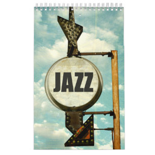 Skeninsamlingskalender för Jazz-scenvy Kalender