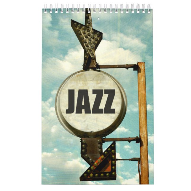 Skeninsamlingskalender för Jazz-scenvy Kalender (Omslag)