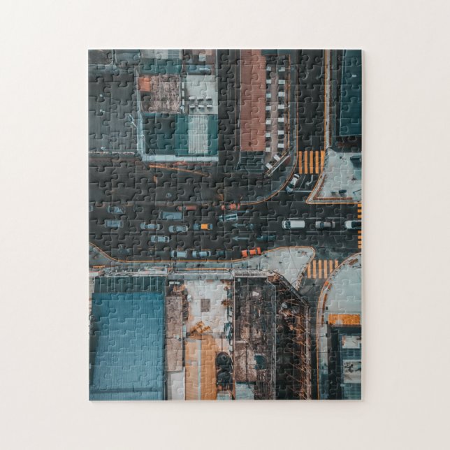 Skenpussel Daily Jigszle Puzzle City Scape Pussel (Vertikal)