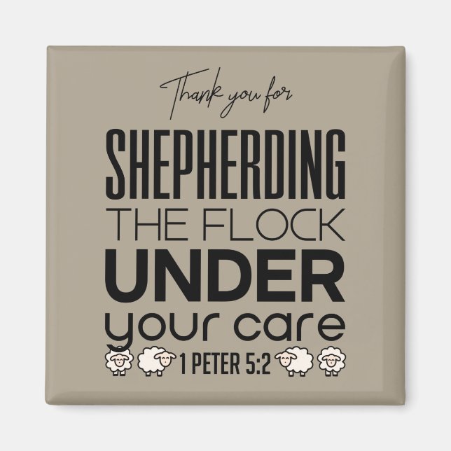 Skepherd the Flock Tan Magnet (Framsidan)