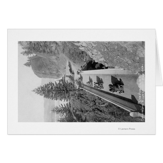 Skepherd's Dell on Columbia River Photograph Hälsningskort (Framsidan Horizontal)