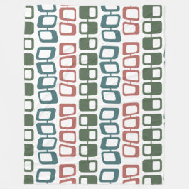 Skeppade rektanglar fleecefilt