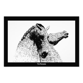 Skepparna i silhuette, Falkirk, Skottland Fototryck