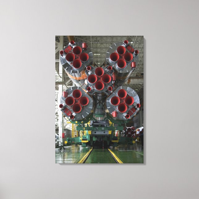 Skepparna på rymdfarkosten Soyuz TMA-14 Canvastryck (Framsida)