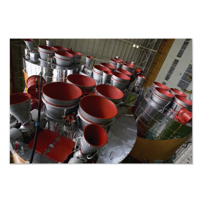 Skepparna på rymdfarkosten Soyuz TMA-14 Fototryck (Framsidan)