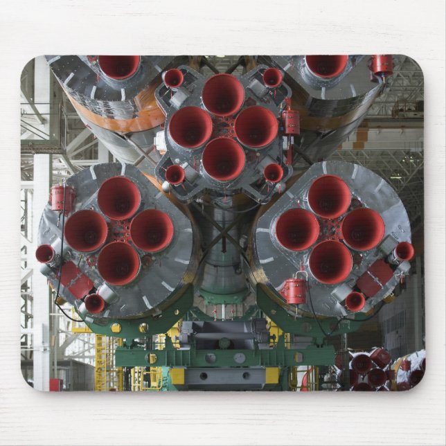 Skepparna på rymdfarkosten Soyuz TMA-14 Musmatta (Framsidan)