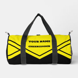 Skepparsäck, gult ang black cheerbag