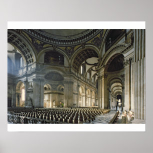 Skeppet av Sts Paul domkyrka (fotoet) Poster