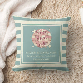 Skeppsbåtar för strandbåtar i Pillow City namn Kudde