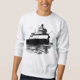 Skeppsbrott~ Edmund Fitzgerald Lång Ärmad Tröja