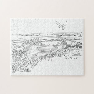 Skeppsbrott Farr Bay Skottland Pussel