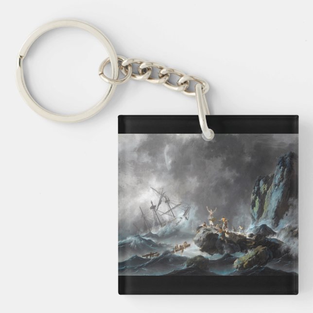 Skeppsbrott i en storm 1872 (Framsidan)